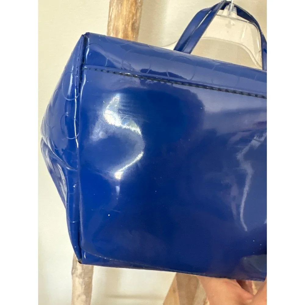 Women's Kate Spade Yaletown Sophie‎ Tote Royal Blue patent leather zip